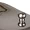 Hello Honey 1-Quart Stainless Steel Double-Wall Ice Bucket with Handle and Curved Lid, Brushed Nickel Finish